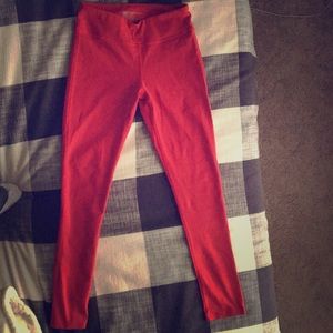 Albion Fit Red Workout Tights